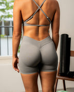 CP Gym Shorts Light Grey Women
