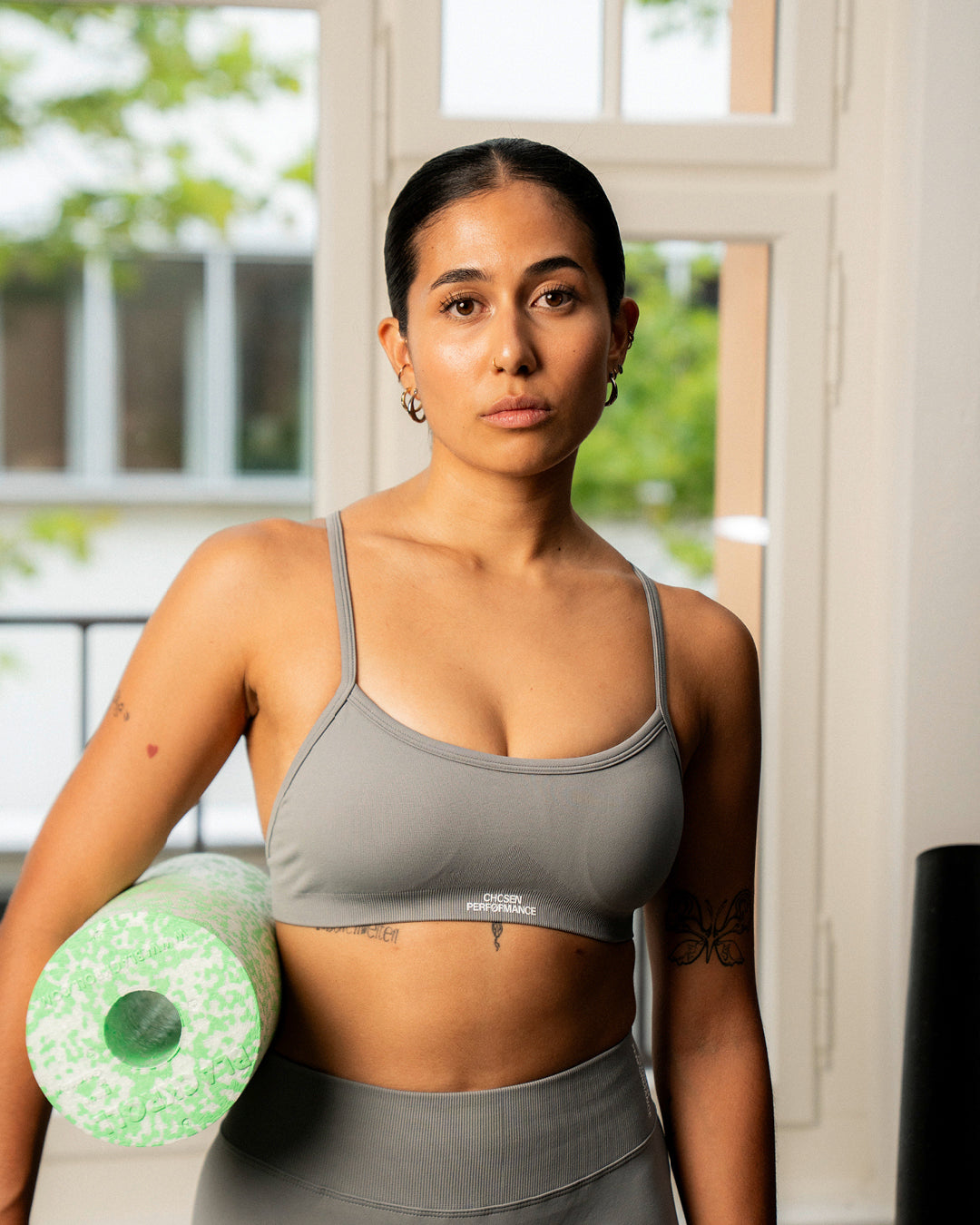 CP Sports Bra Light Grey