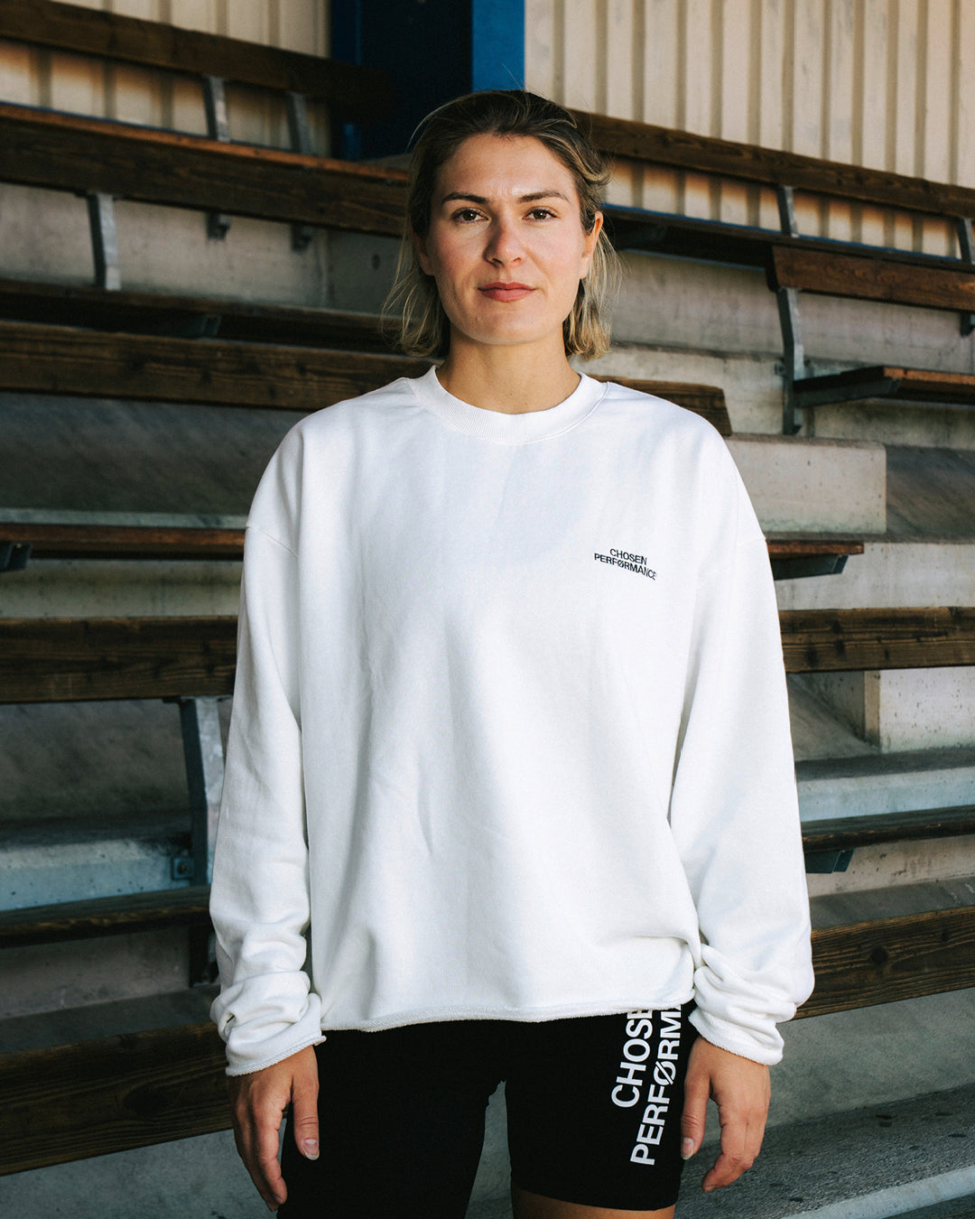 CP Running Longsleeve White