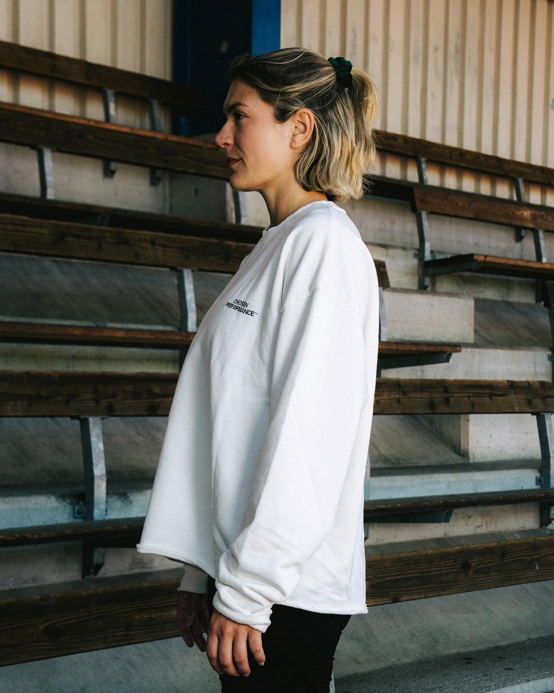 CP Running Longsleeve White